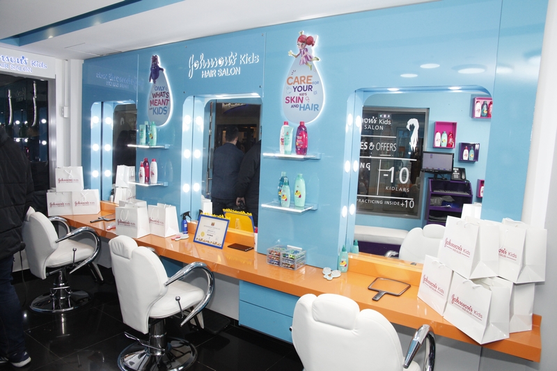 Launching of Johnson's Kids Hair Salon at KidzMondo